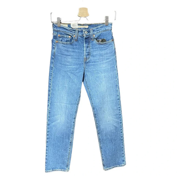 Levi's Wedgie Straight Jeans‎ Jive Sound Wash Size 24 - Picture 2 of 15